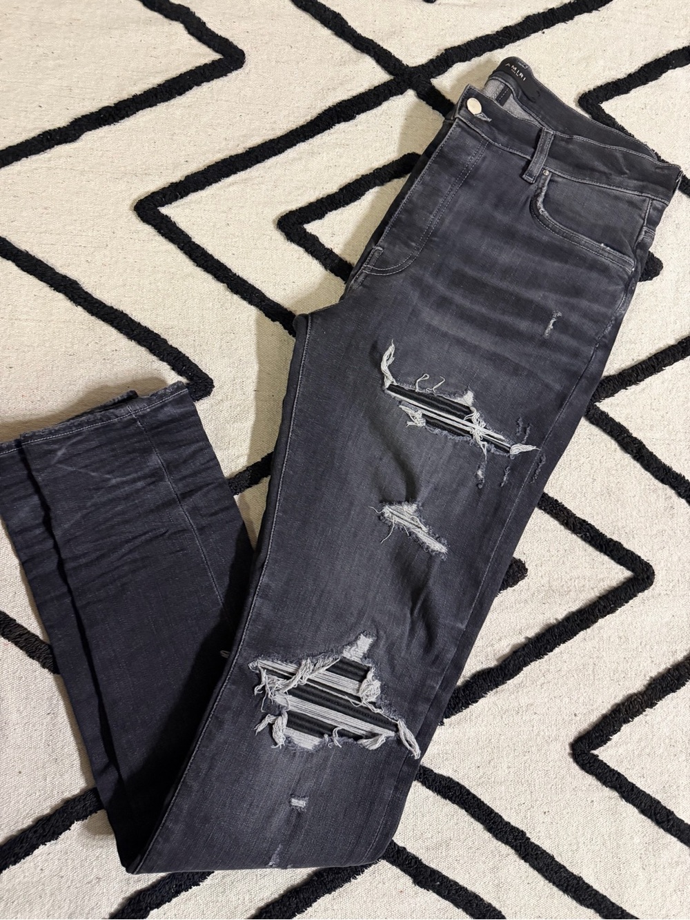 AMIRI Black Slim Denim Jeans
